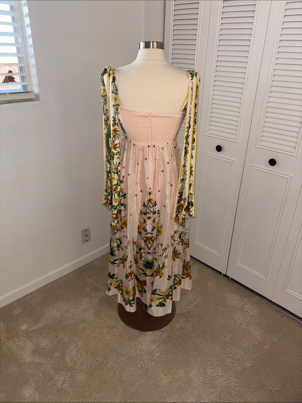 FARM Rio Pink Floral Embroidered Maxi Dress - Picture 6 of 8